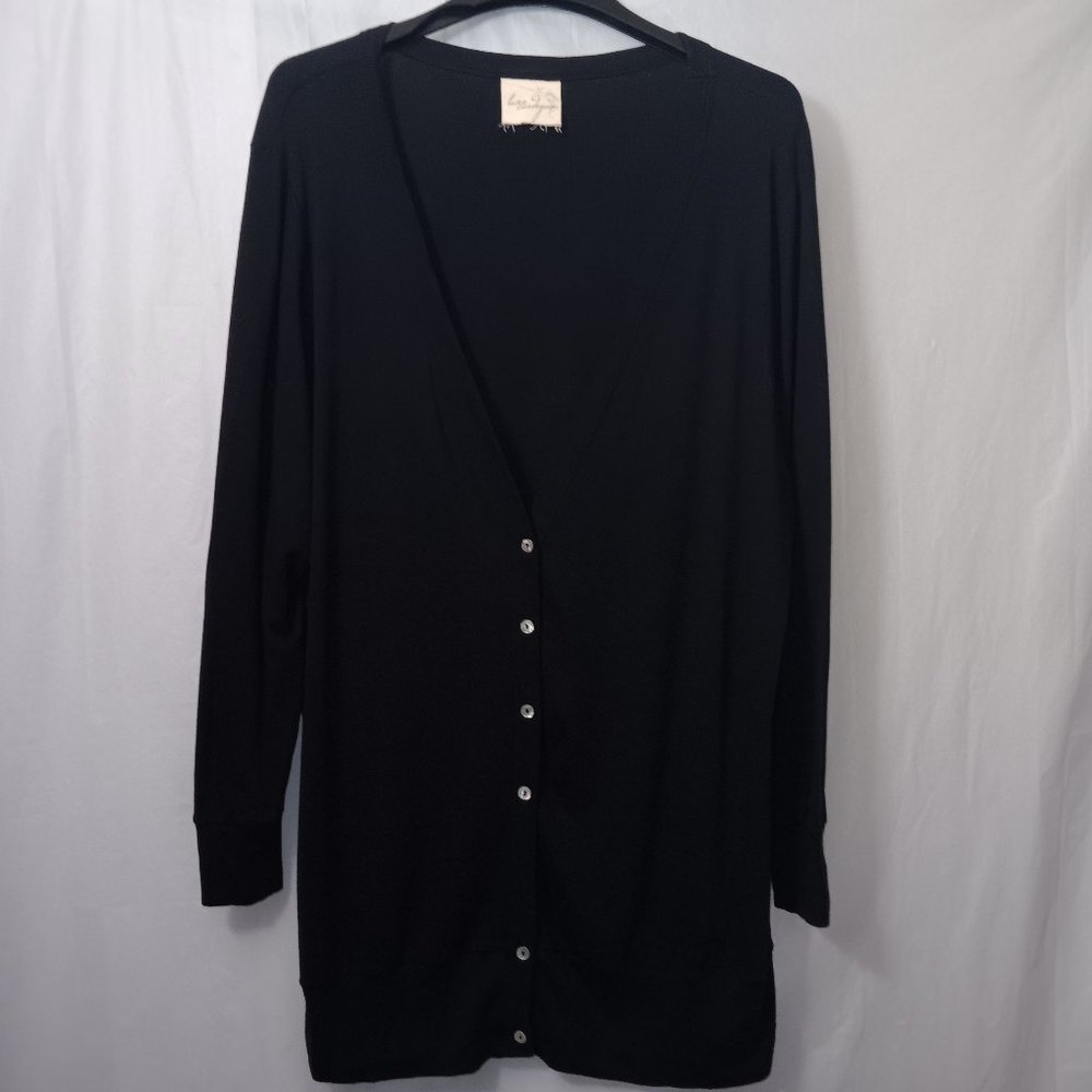 LUXE  BUTTON DOWN  CARDIGAN